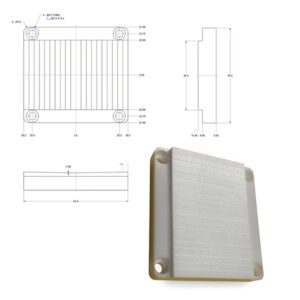 Case 6 Custom 12-Step Ceramic Calibration Block