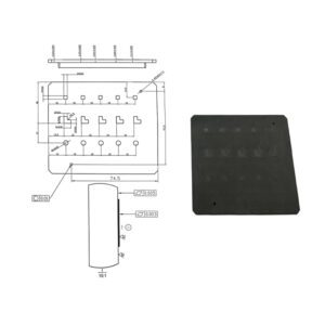 Case 8 Custom Si₃N₄ Ceramic Stepped Calibration Block